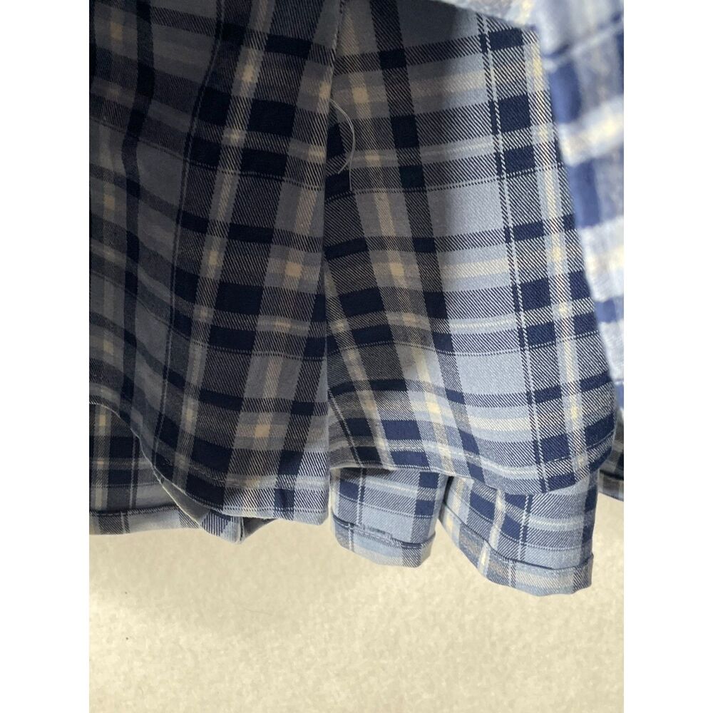 LoveSick blue plaid pleated mini skirt size 1 or 14 preppy style Y2K - Picture 5 of 9